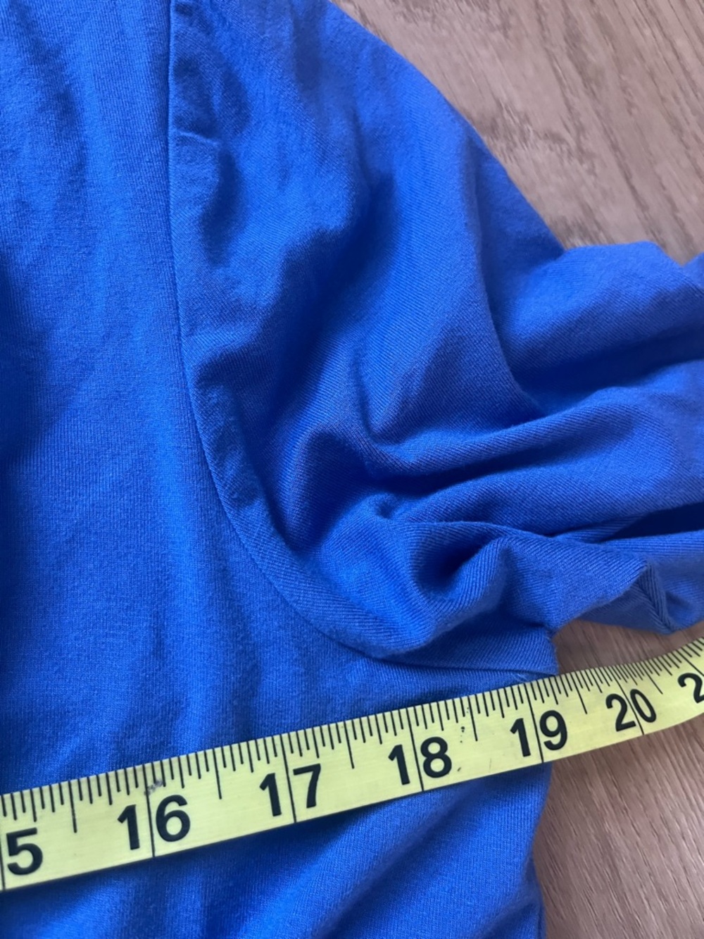 Chicos Classic Blue Dress Pleated Sleeves and Waist Knee Length Pockets Sz 12/14 - Picture 10 of 15